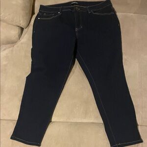 d. jeans Women's Dark Blue Ankle Jeans